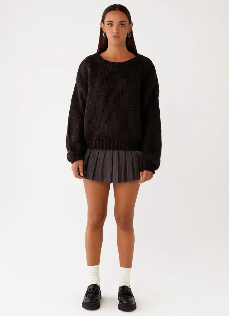 CozyHue Premium Knit Pullover Sweater