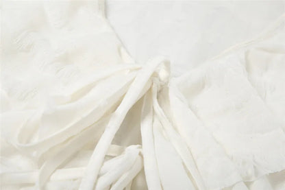 Ruffle Charm Irregular Street Blouse