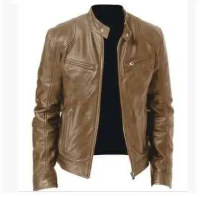 Men's Slim Leather Jacket