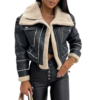 Gothic Zipper Crop Jacket