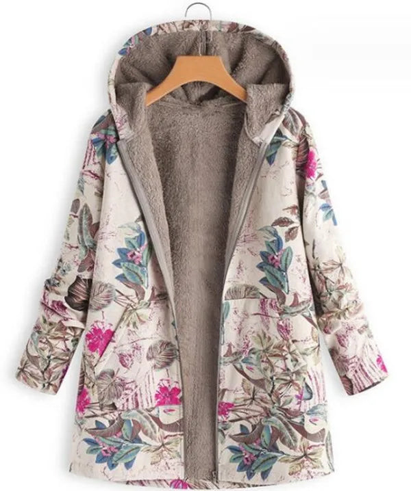 Women’s Floral Hooded Jacket