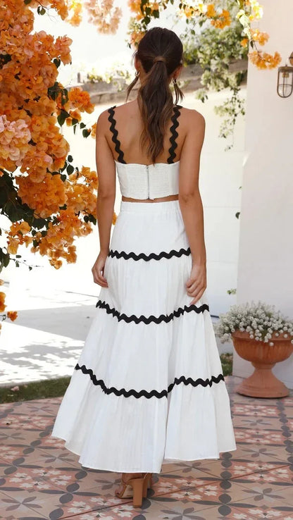 Wave Allure Strapless Dress