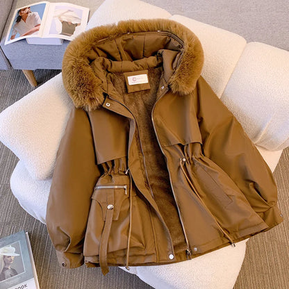 Fleece Lined Puffer Parka