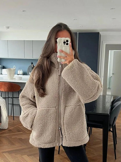 Warm Velvet Winter Coat
