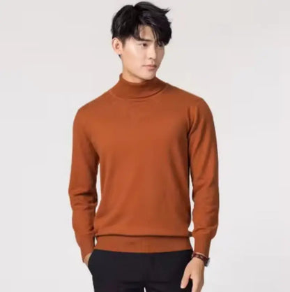 Men Cashmere Cotton Blend Pullover