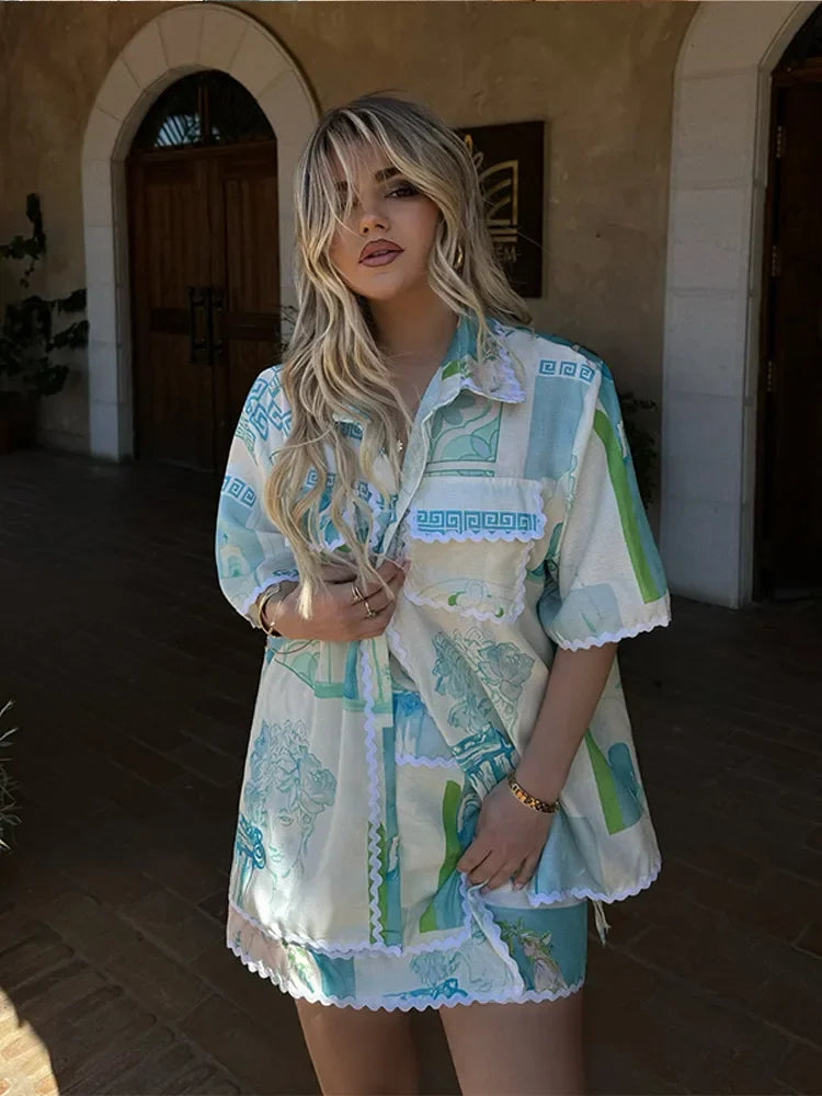 Tide Bloom Irregular Beach Set