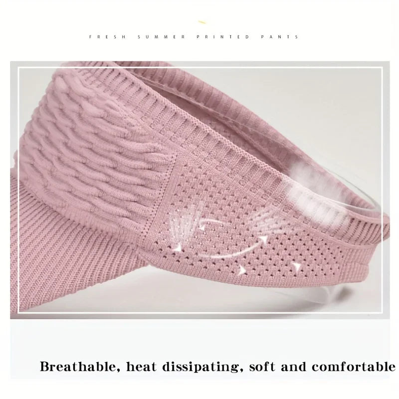 Breathable Elastic Sun Visor Cap