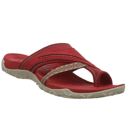 Color Block Closed Toe Flat Slippers