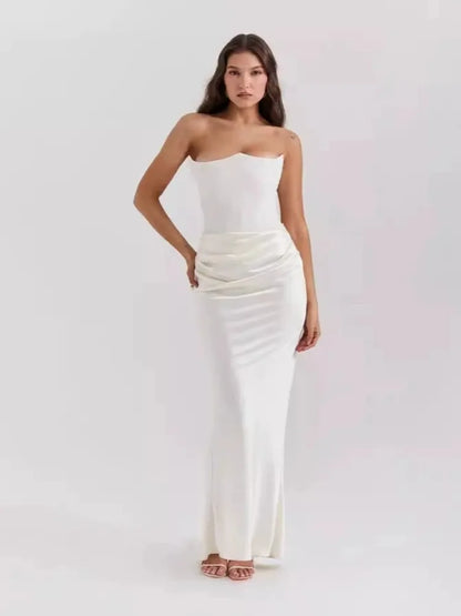 Glam Backless Evening Dress