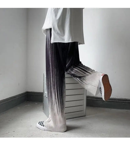 Silken Flow Harajuku Wide Leg Pants