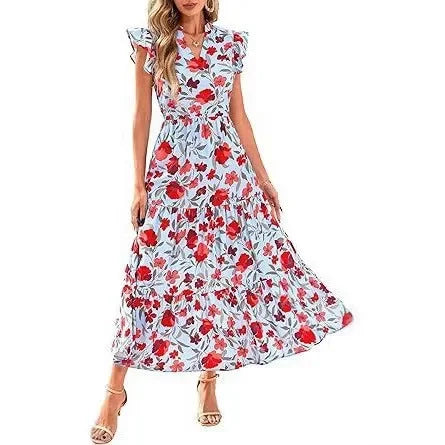 Printed Sleeveless Wide-Leg Jumpsuit