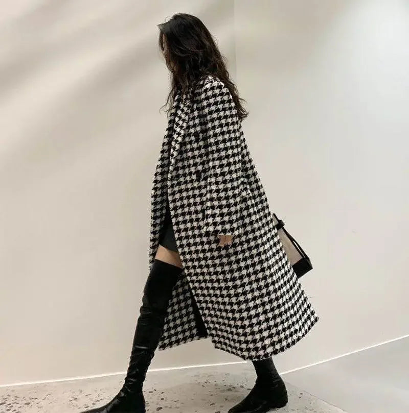 Heritage Check Woolen Overcoat