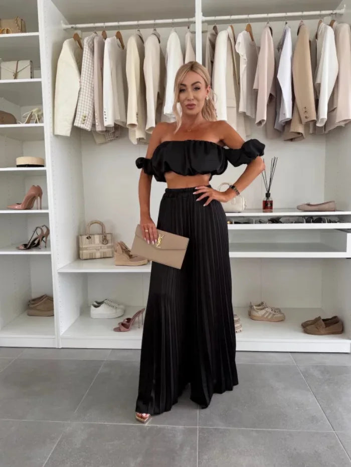 Off-Shoulder Tube Top Set