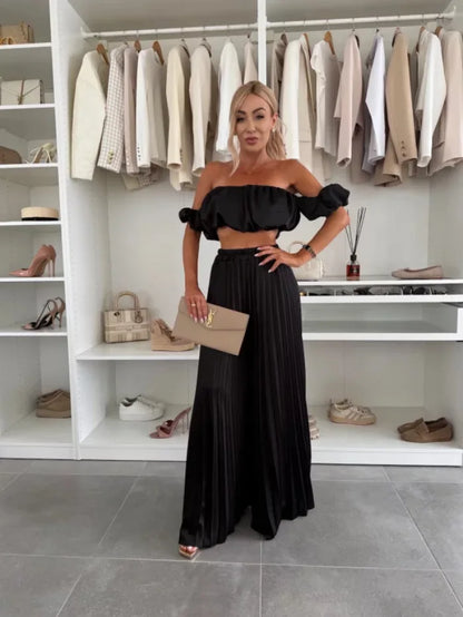 Off-Shoulder Tube Top Set