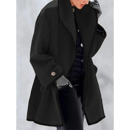 Snow Gleam Cotton Wool Trench Coat