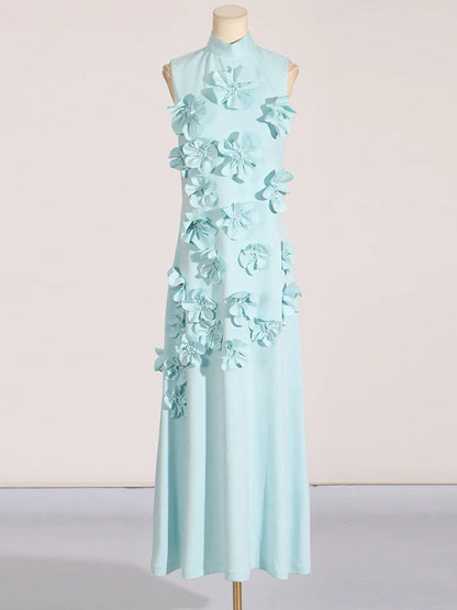 Lace Luxe Patchwork High Waist Dress