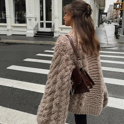 Twist Loom Chunky Knit Pullover Sweater