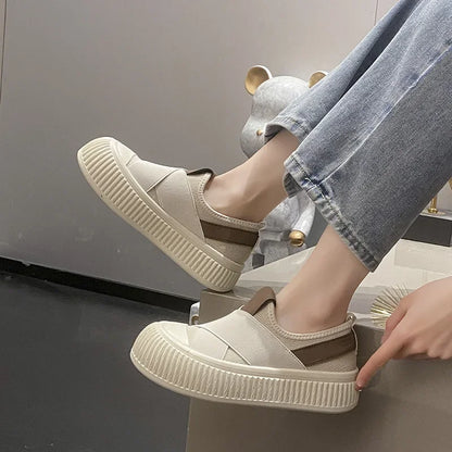 Platform Mesh Slip-On Sneakers
