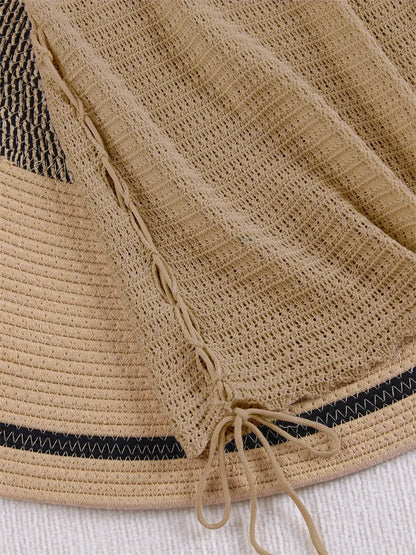 Knit Halter Cross-Strap Mini Dress