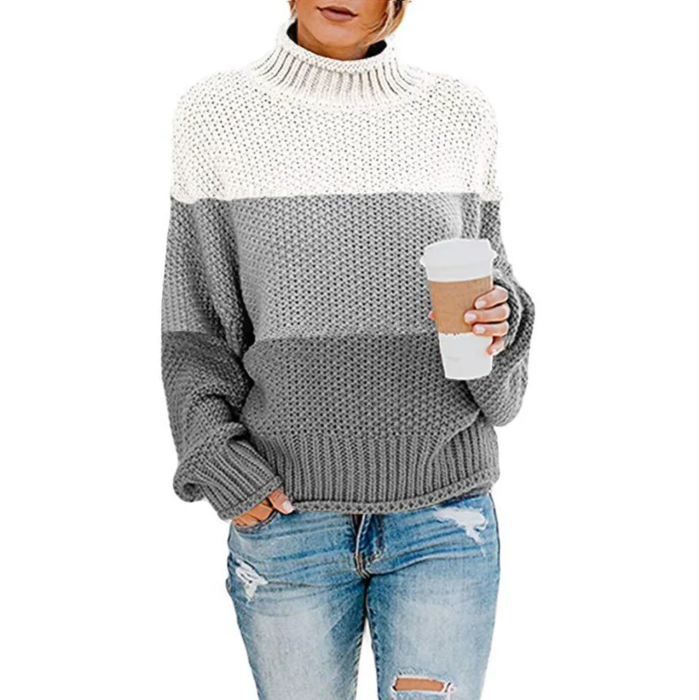 Snug Aura Turtleneck Knit Sweater