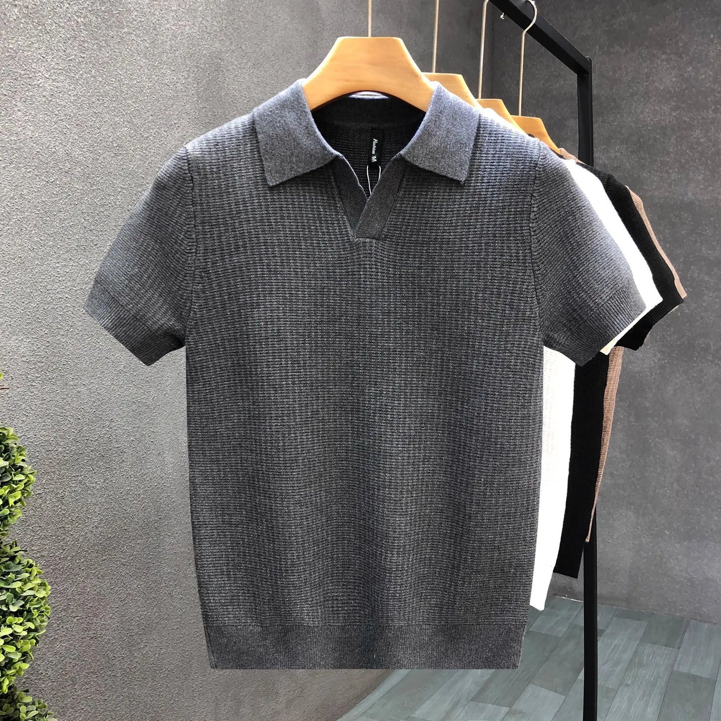 Slim Fit Korean Style Polo Shirt