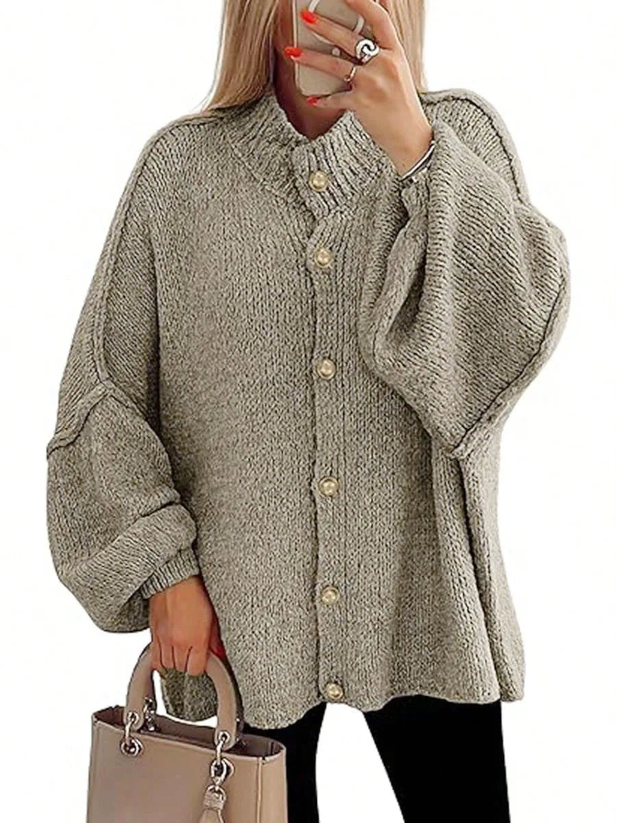 Women’s Loose Long Sleeve Knitted Sweater