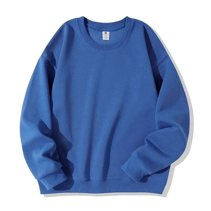 Casual Loose Fit Round Neck Sweatshirt