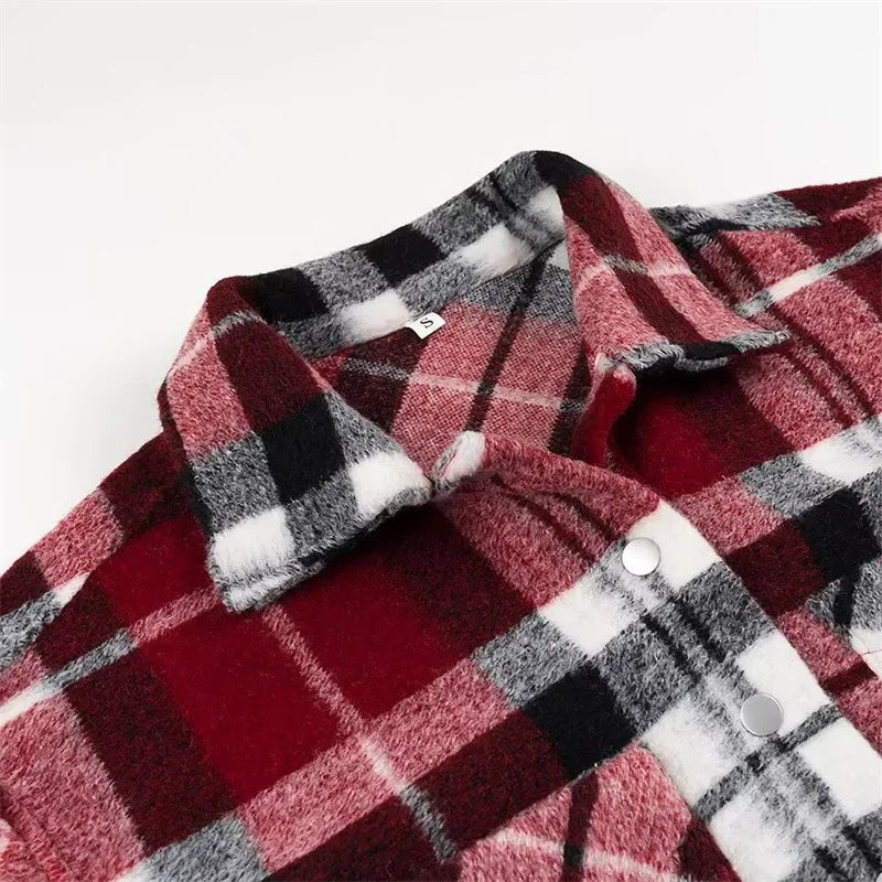 Elegant Single-Button Woolen Coat