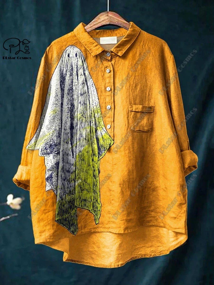 Retro Bloom 3D Floral Tube Shirt