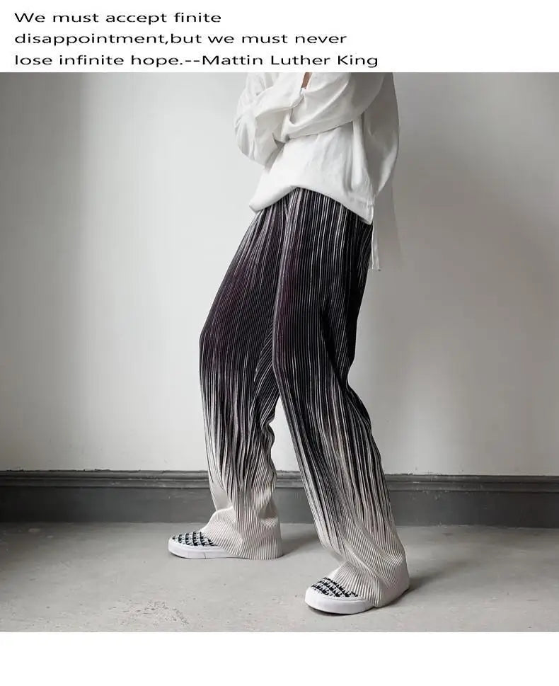 Silken Flow Harajuku Wide Leg Pants