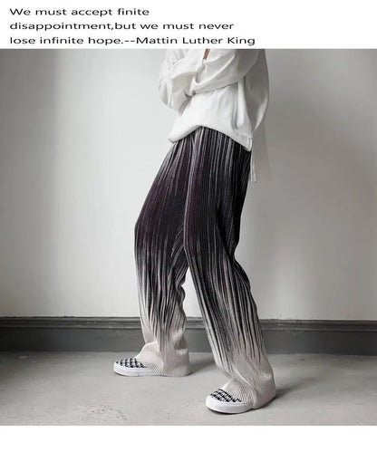 Silken Flow Harajuku Wide Leg Pants