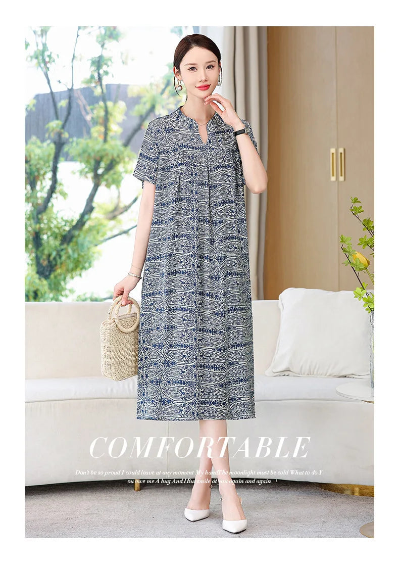 Plus Size Cotton Sleep Dress