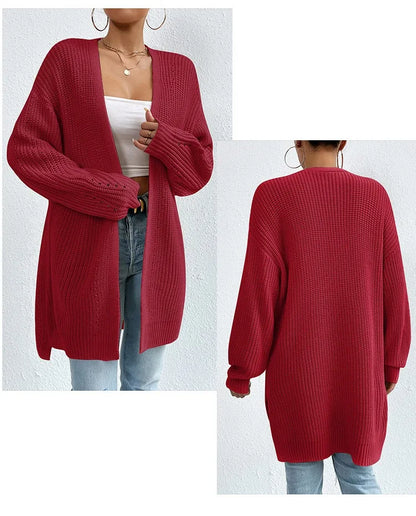 Luxe Ease Long Summer Knit Cardigan
