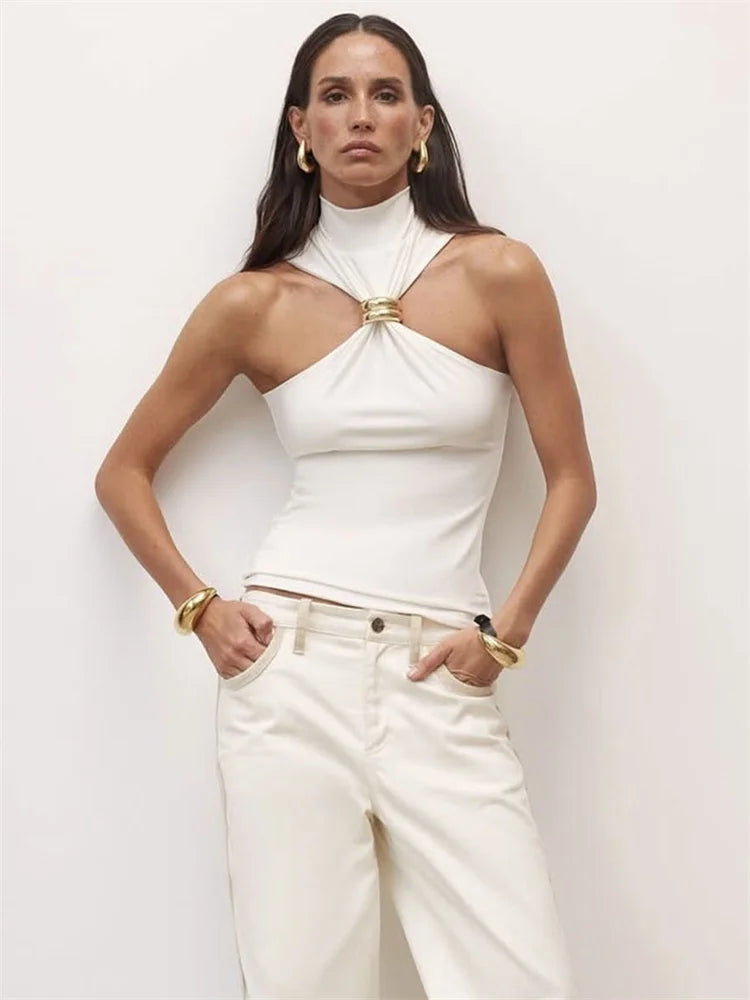 Metal Muse Knit Crop Top