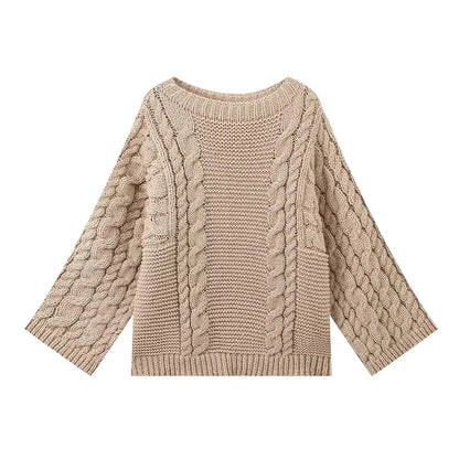 Twist Loom Chunky Knit Pullover Sweater