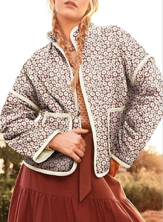 Boho Blossom Padded Jacket