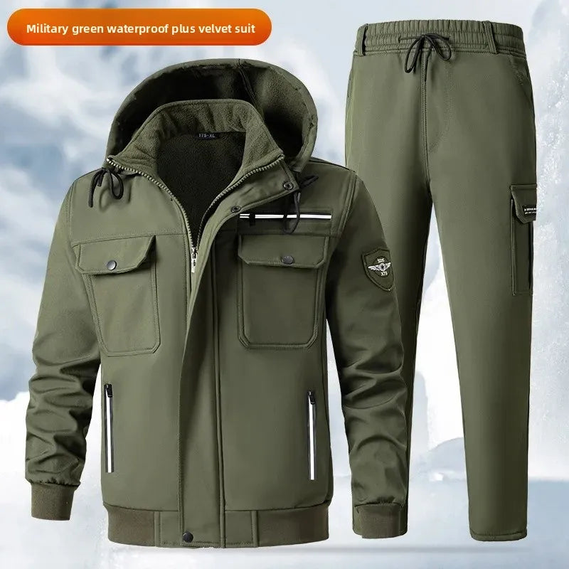 Men’s Waterproof Jacket Set — Warm Winter Outdoor
