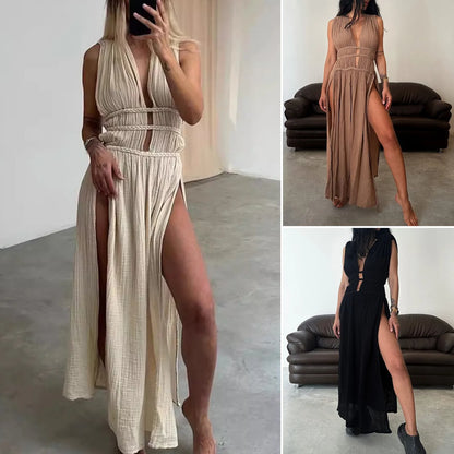 Sunbraid Elegance Off-Shoulder Dress