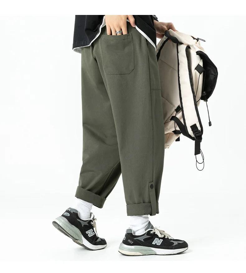 Men’s Cotton Straight Cargo Pants