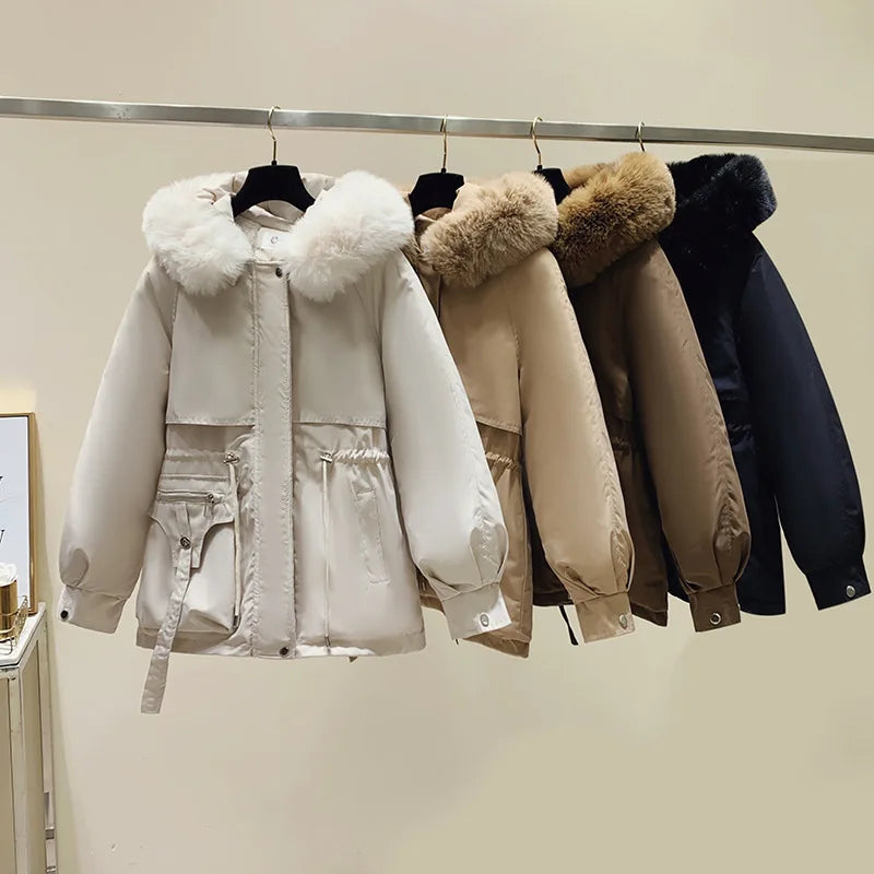 Fleece Lined Puffer Parka