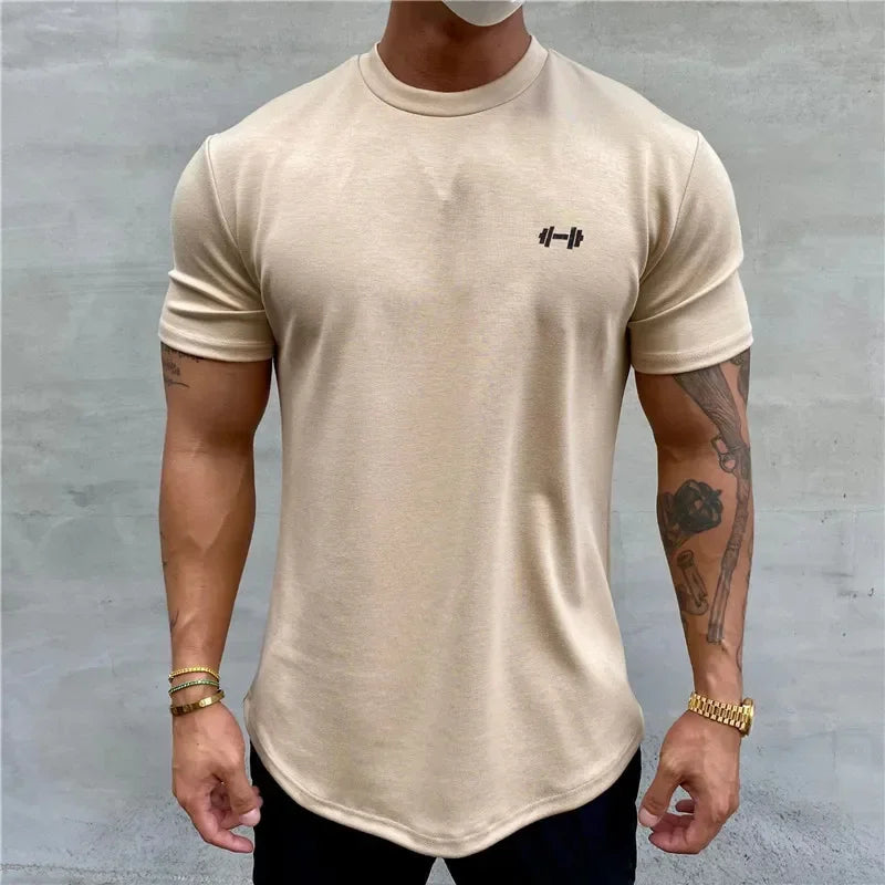 Slim Fit Cotton Gym T-Shirt