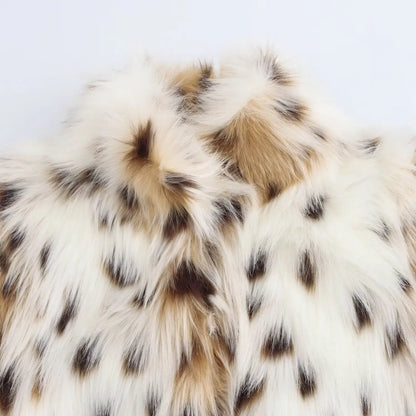 Euro Chic Faux Fur Effect Coat