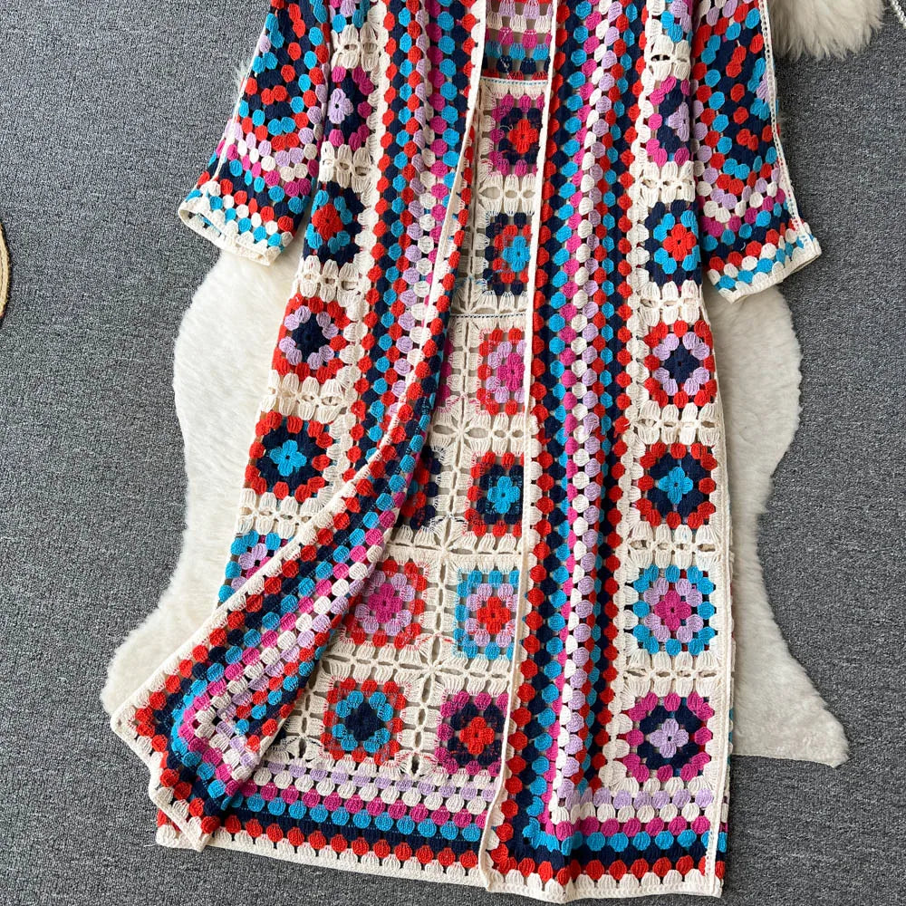 Vintage Bloom Floral Knit Cardigan