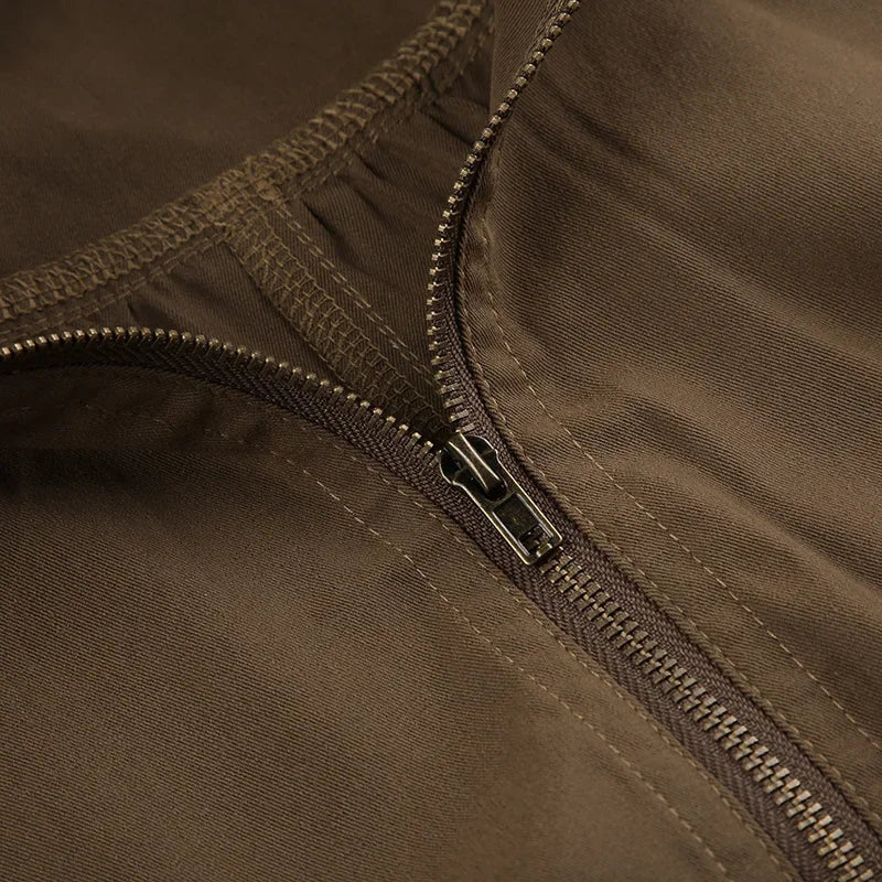 Retro Glow Turtleneck Crop Bomber