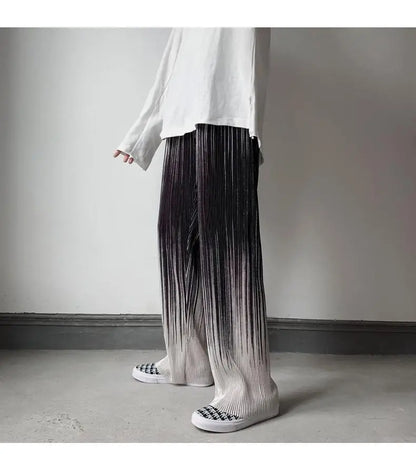 Silken Flow Harajuku Wide Leg Pants