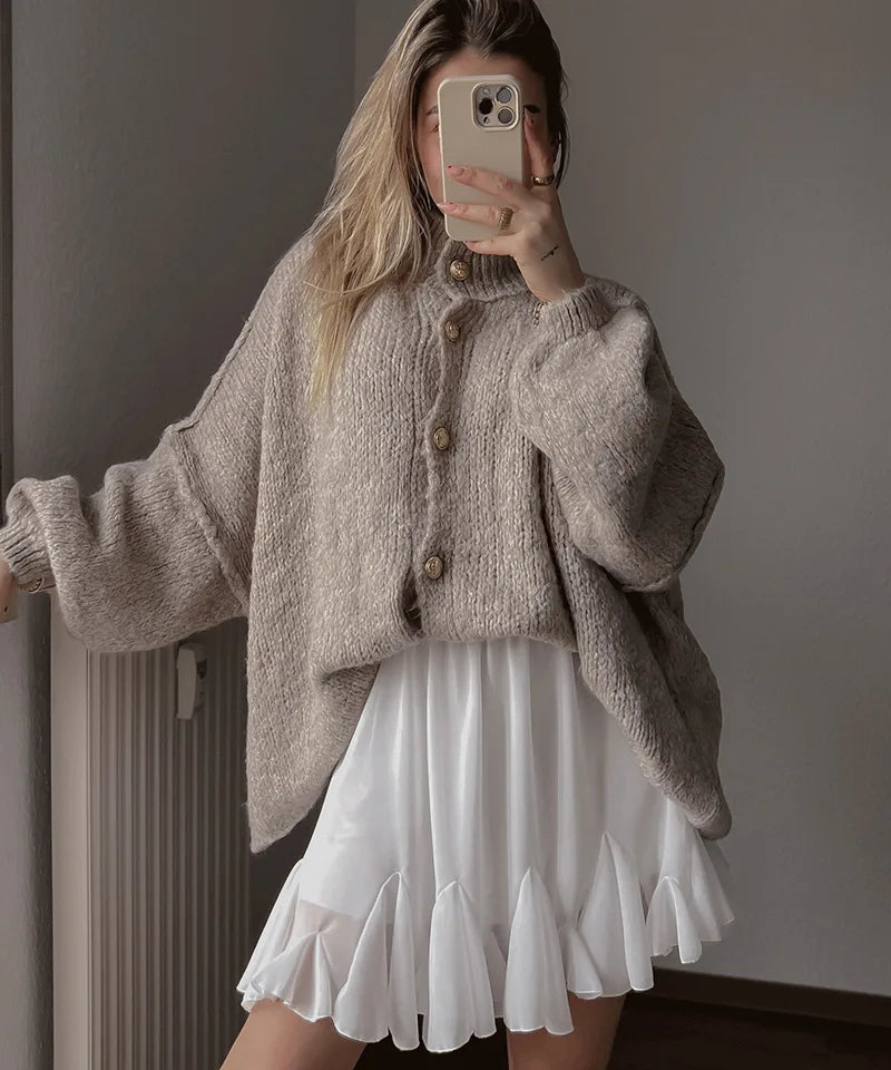 Casual Pure Color Cardigan