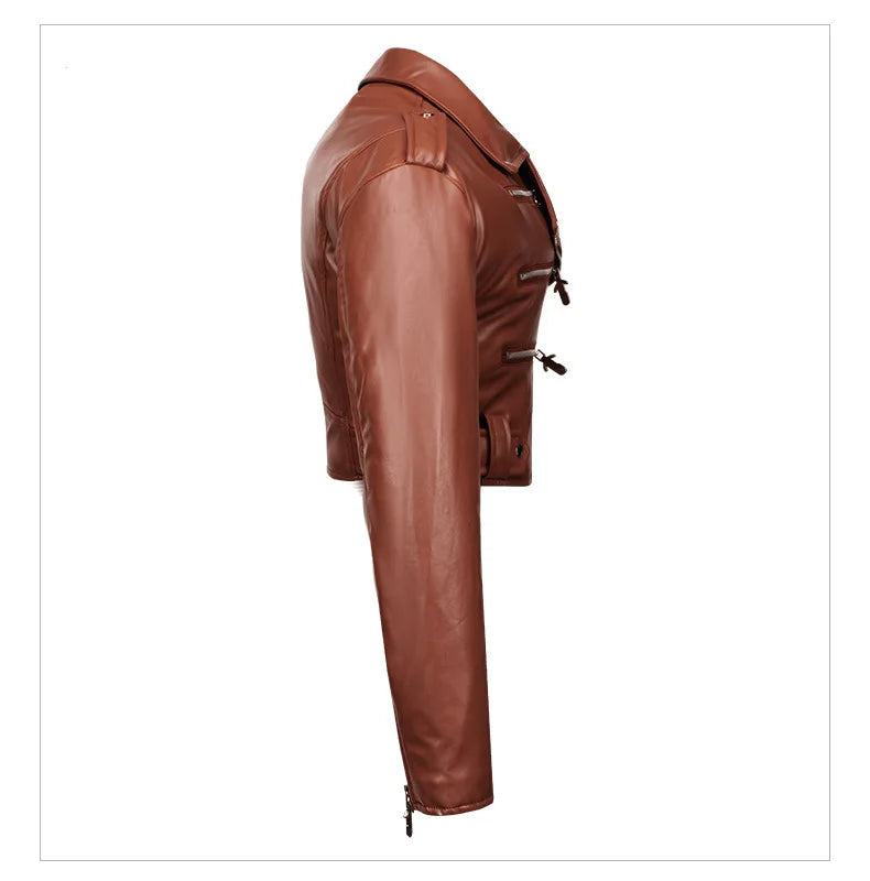 Moto Chic Slim Leather Jacket