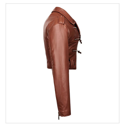 Moto Chic Slim Leather Jacket