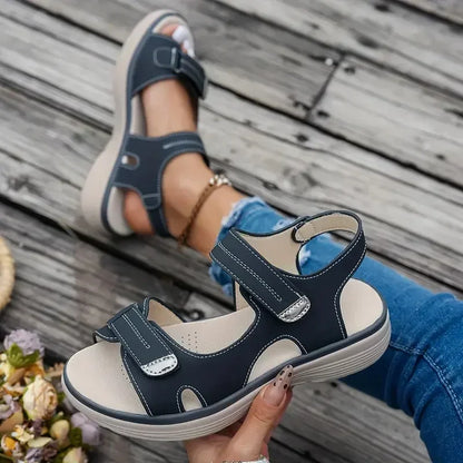 Elegant Sporty Wedge Sandals
