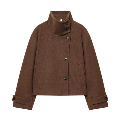 Women's Loose Winter Stand Collar Coat
